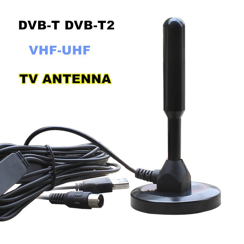 帶信號增強器的數字衛星高清電視天線,用於 USB 電視調諧器 /DVB-T/T2 SET TOPBOX 室內放大數字電視