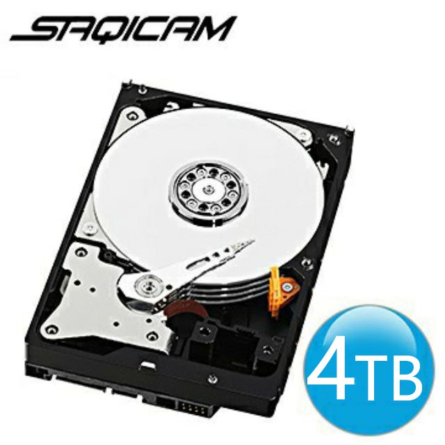 Saqicam 三年保固 監控4TB專用硬碟 3.5吋 SATA接口 NVR DVR主機錄影 攝影機 監視器硬碟
