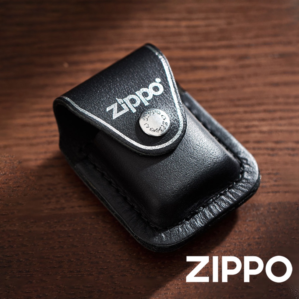 ZIPPO 打火機釦型皮套(黑色) 配件耗材 LPLBK