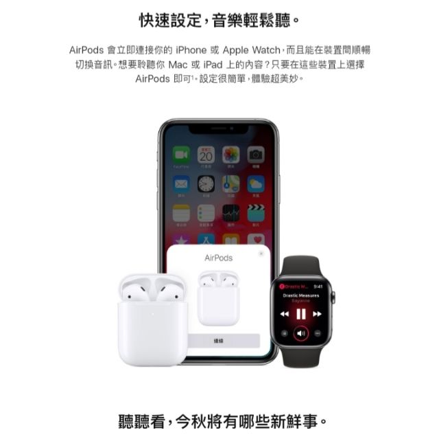 現貨優惠折扣碼 含刷卡 年apple Airpods2 蘋果原廠公司貨蘋果藍芽耳機一般版 無線充電版 蝦皮購物