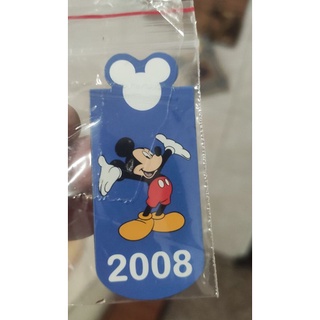 2008 Mickey 米老鼠 迪士尼 磁鐵書籤 磁性書籤