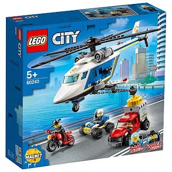 正版公司貨 LEGO 樂高 城市系列 LEGO 60243 警察直升機追擊戰