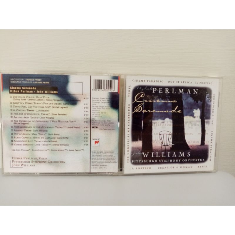 二手cd 帕爾曼Perlman/Film Music - Cinema Serenade A185