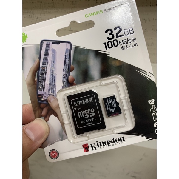 金士頓  Kingston記憶卡  micro SD  U1  C10  100MB  32GB