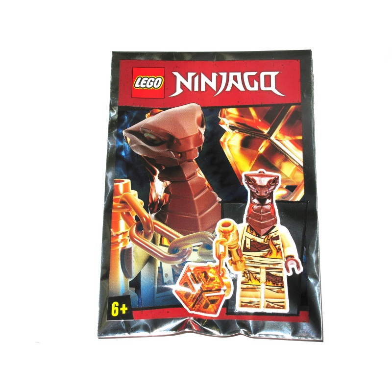【金磚屋】LEGO 樂高 旋風忍者 891954 火蛇 Pyro Whipper foil pack