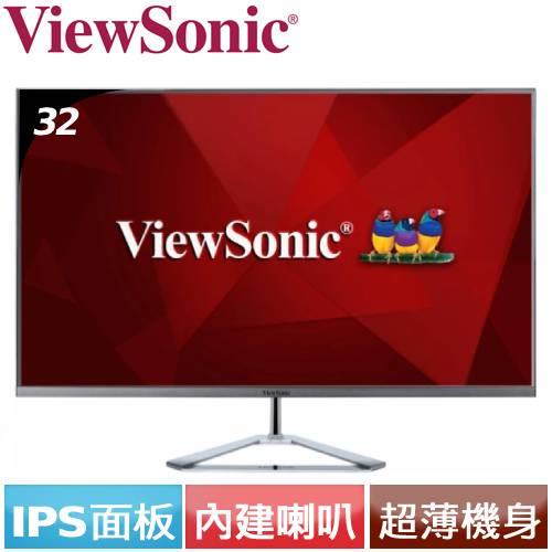 ViewSonic優派 32型 2K 無邊框螢幕 VX3276-2K-MHD-2