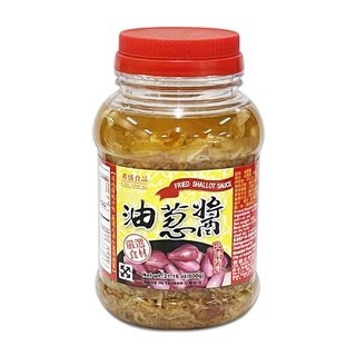 耆盛 油蔥醬 600g 拌麵 配飯 料理調味 油蔥 紅蔥頭製成 包子 湯麵 粽子