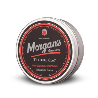 英國 Morgan's 強力定型髮泥（霧面無光澤造型凝土髮凝土 啞光軟髮泥 水洗式水性水洗油頭髮蠟 油頭蠟 髮品好用推薦