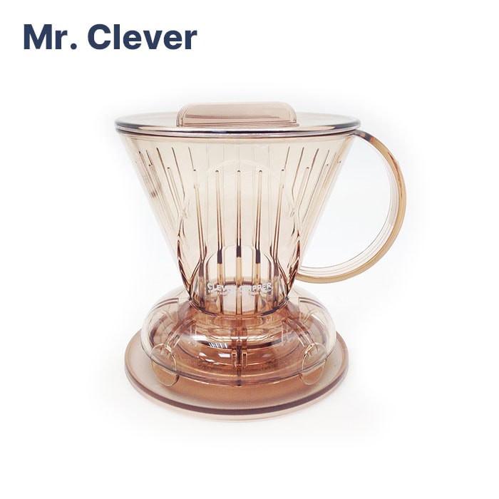 Mr. Clever 聰明濾杯 時尚套裝組 300ml (透明咖啡)