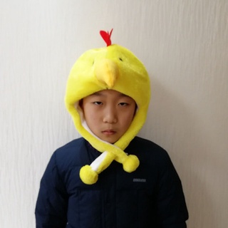 🌹手舞足蹈舞蹈用品🌹黃雞造型帽頭套/動物造型帽$200元