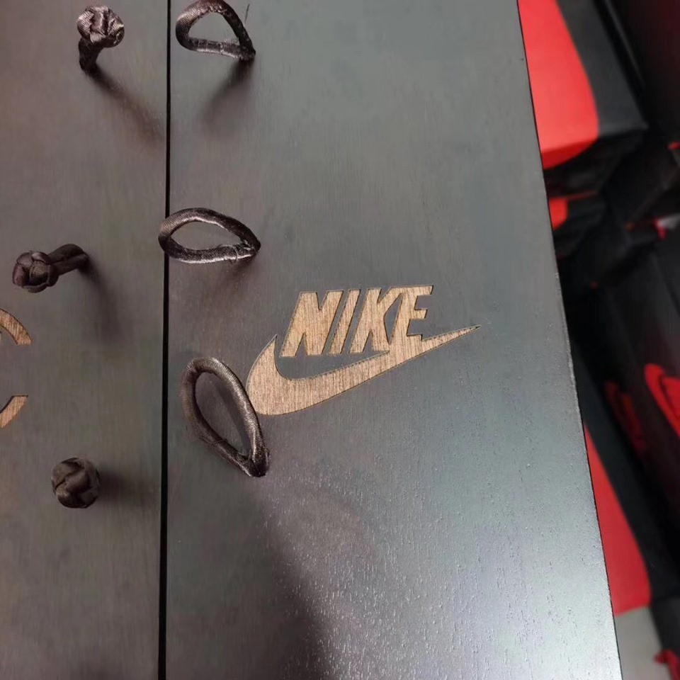 全新限量免運nike X Clot Air Force 1 粉絲綢陳冠希木製鞋盒木盒特殊鞋盒收藏盒 蝦皮購物