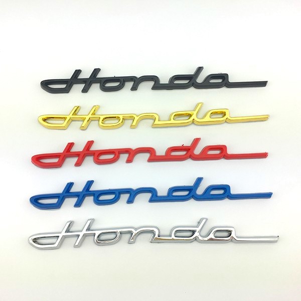 現貨honda 草寫本田車標字標尾標字母後標civic 喜美雅歌卡夢碳纖k8 K9