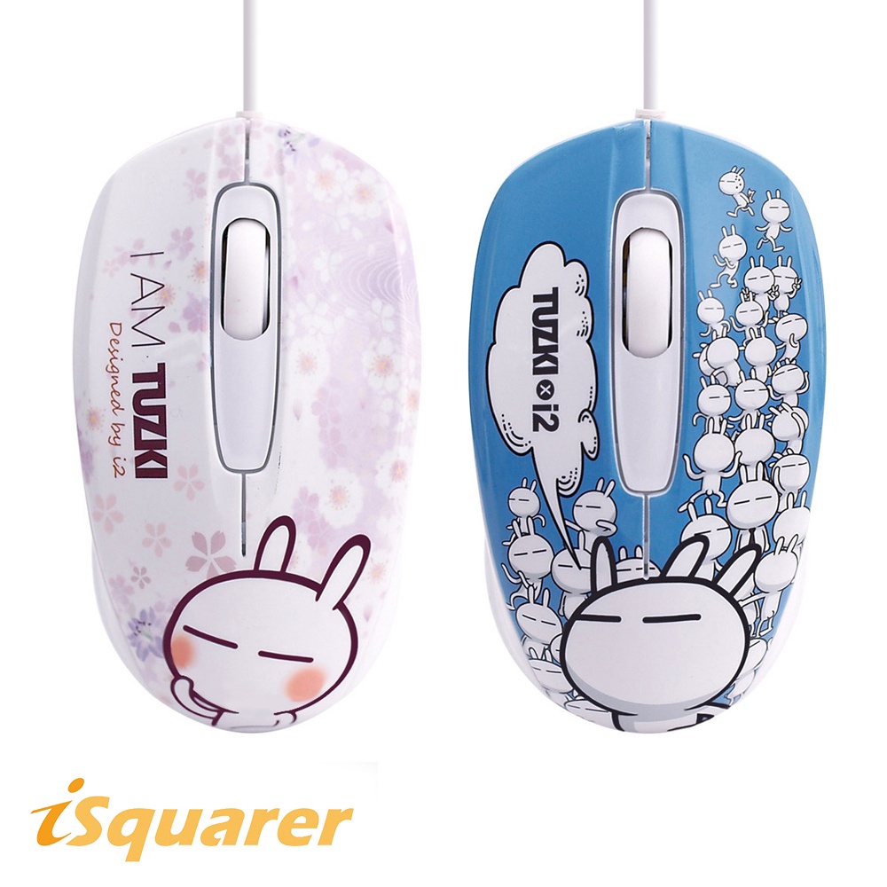 【iSquarer】兔斯基Speedy有線滑鼠(兔子滑鼠)