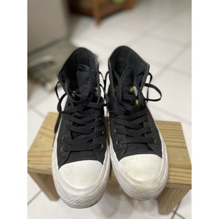 （二手）Converse 黑色高筒帆布鞋