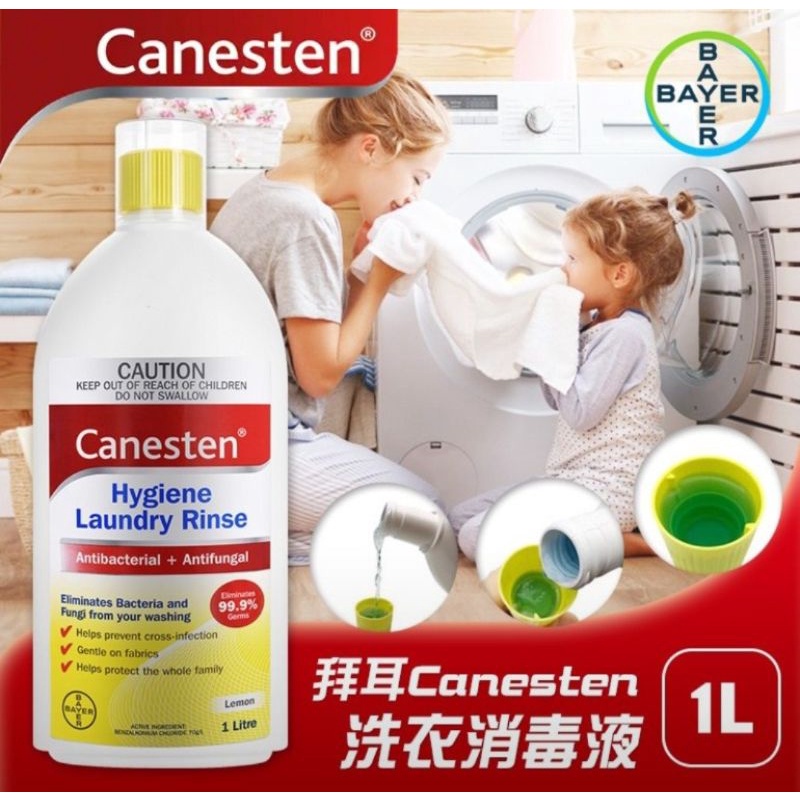 ［預購］⚠️僅剩存貨⚠️拜耳Canesten洗衣消毒液1L