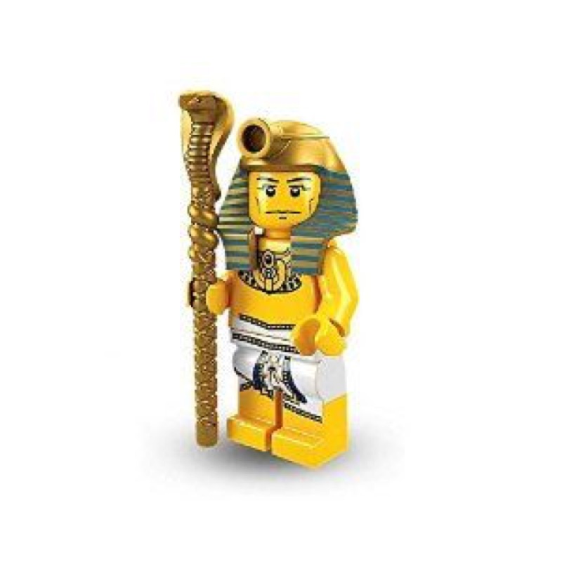 《Brick Factory》樂高 LEGO 第 2代 8684 第 二代 人偶 抽抽樂 法老王 Pharaoh