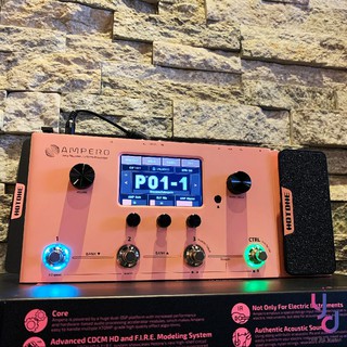 現貨免運 贈變壓器 公司貨 Hotone Ampero Pink 限量 綜合 觸控螢幕 效果器 電 吉他 IR 錄音介面
