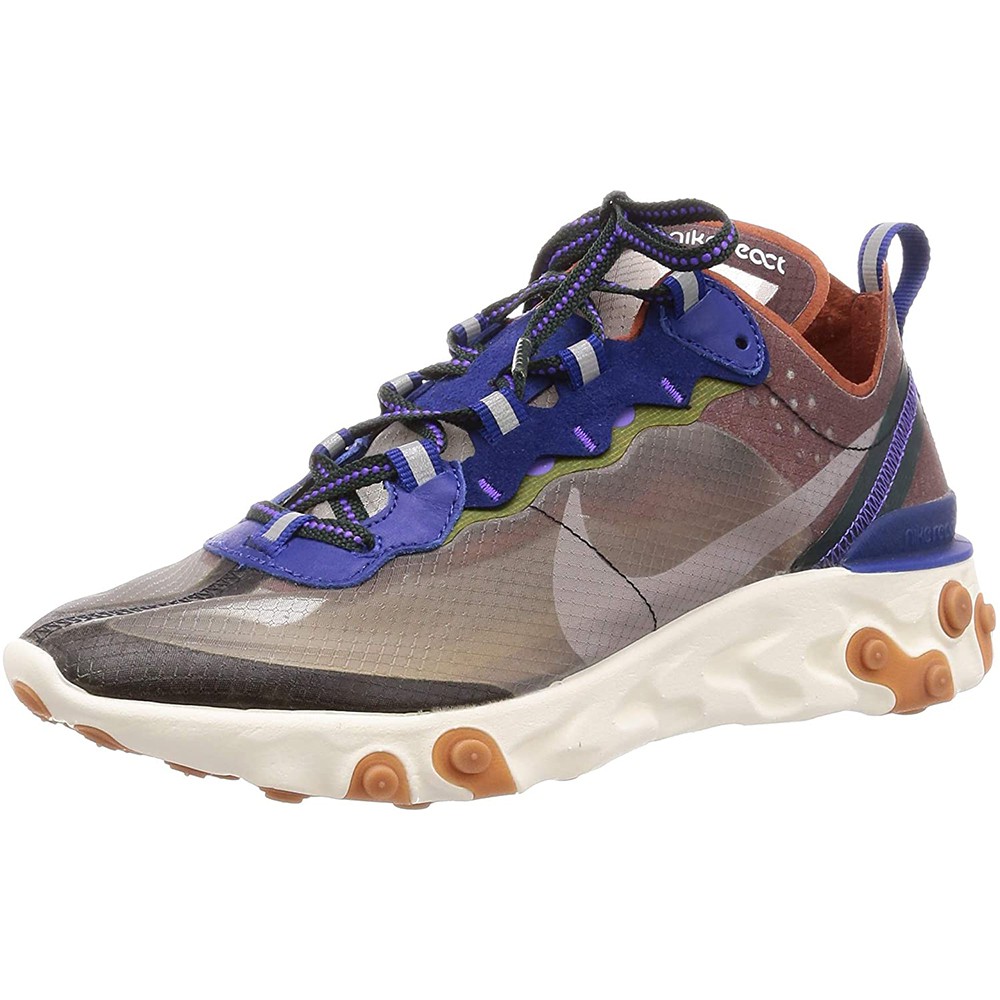 【我塑我形】NIKE  React Element 87 咖啡 藍 AQ1090-200