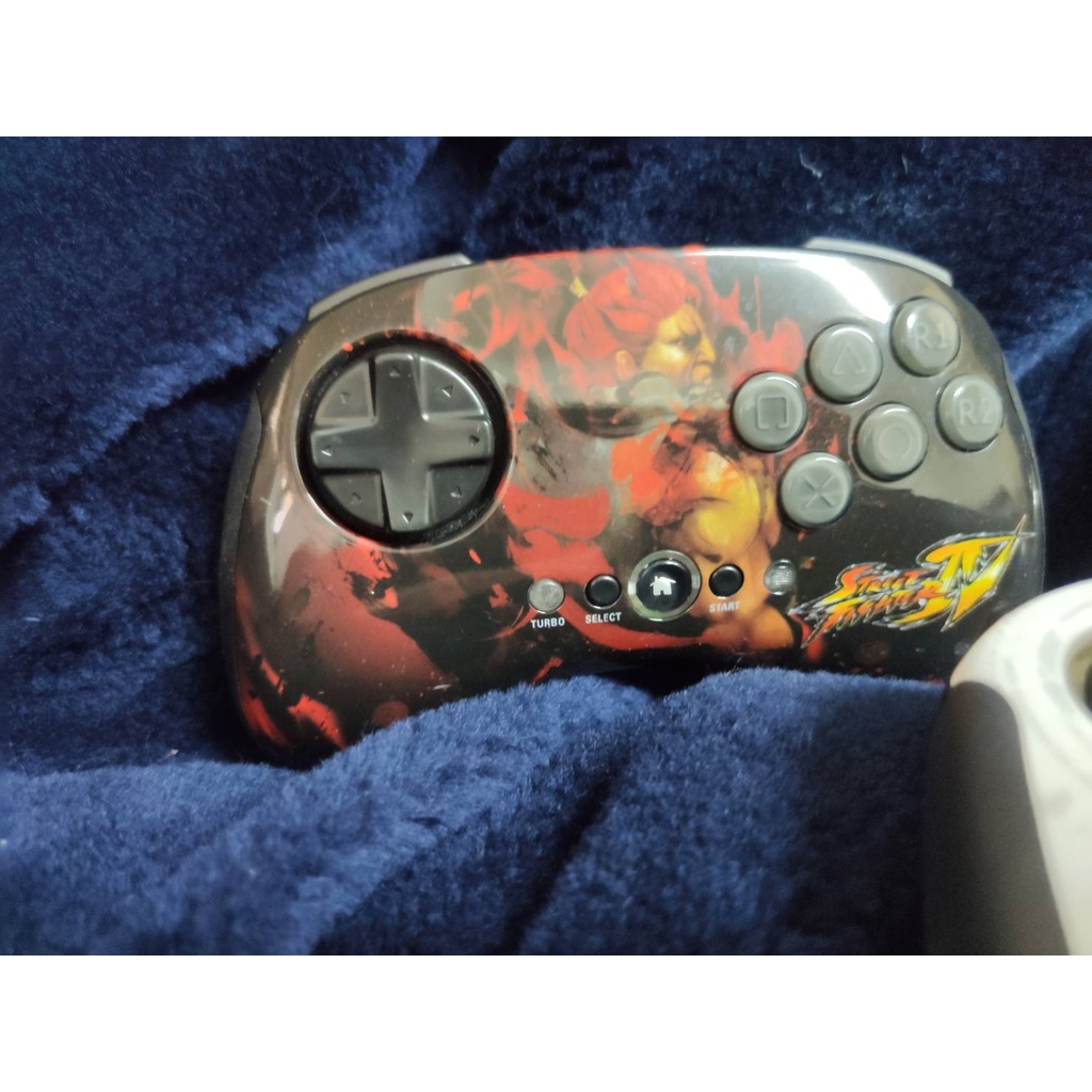 超稀有珍藏傳家寶 ps3 無線手把 瘋貓 MADCATZ 快打旋風4 專用 格鬥手把 豪鬼 絕版品 絕無僅有