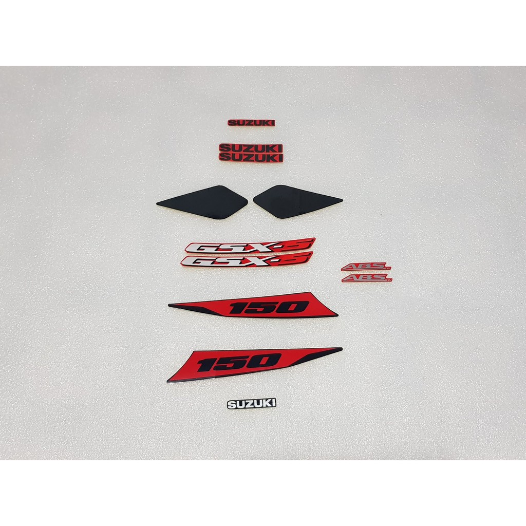 2018 GSX-S150 小街魯 原廠 車殼 貼紙 車身貼紙 紅 LOGO 68000-23K70-GTA