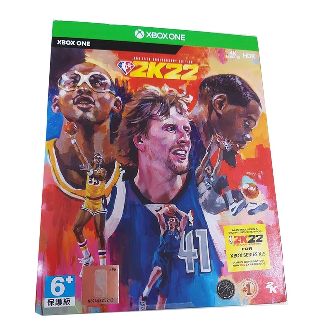 XBOX ONE~亞版全新品-美國NBA 2K22 七十五週年紀念版 傳奇版(中文版)