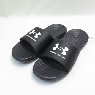 Under Armour ANSA 男款 拖鞋 海綿內襯 3023761004 黑 整數碼【iSport】