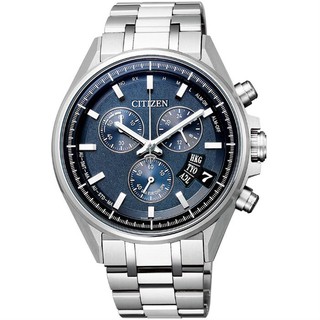 CITIZEN 星辰 BY0140-57L 頂級電波對時鈦金屬光動能腕錶 /藍面 43.7mm