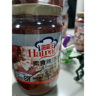 海霸王 素食辣豆瓣醬 400g / 罐 (超取限7罐)***現貨(新舊包裝出貨)