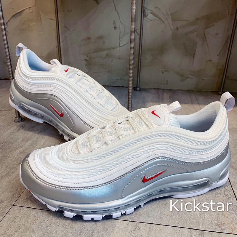 air max 97 white and silver