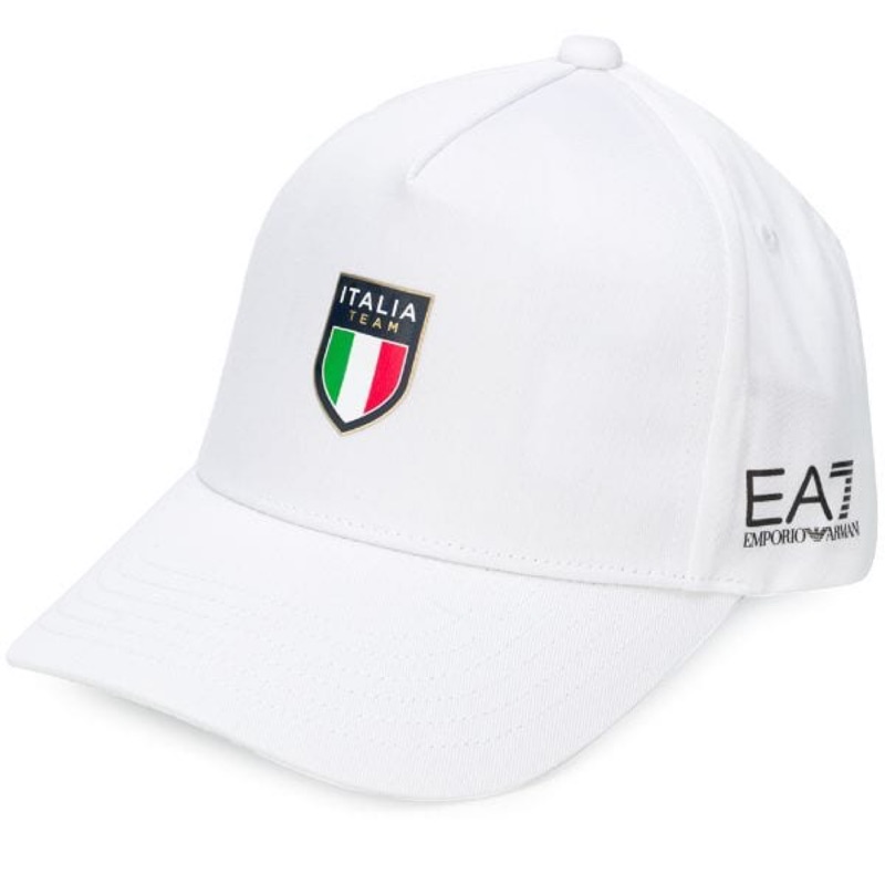 ✴Sparkle歐美精品✴ EA7 Emporio Armani  義大利🇮🇹球隊棒球帽 遮陽帽 帽子白色 現貨真品