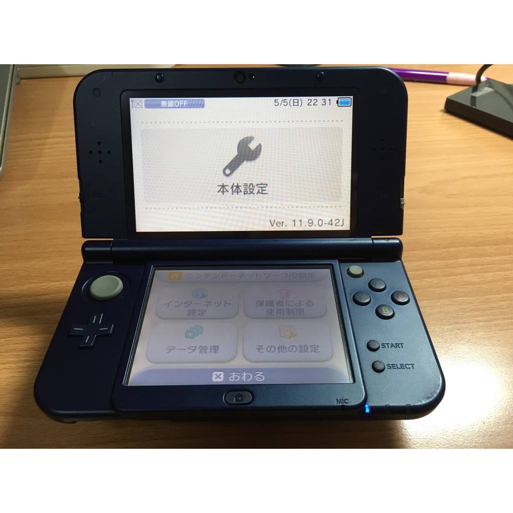 售4000元 日規藍色金屬藍new 3dsll主機new3dsll N3ds 非3ds 3dsll 蝦皮購物