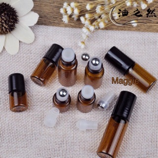 茶色玻璃滾珠瓶5、7ml