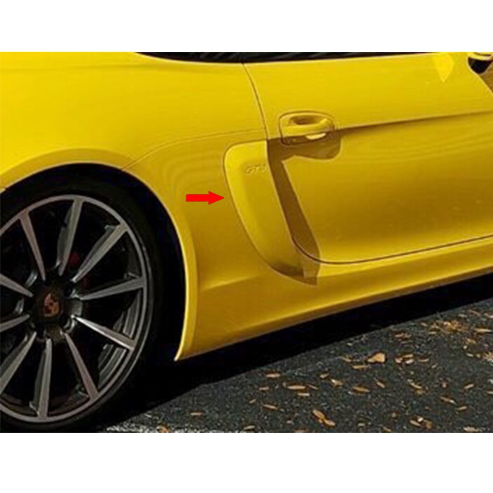 PORSCHE保時捷981 Cayman GT4款 側進氣蓋 1組2片 素材 烤漆 ABS 有GT4字樣