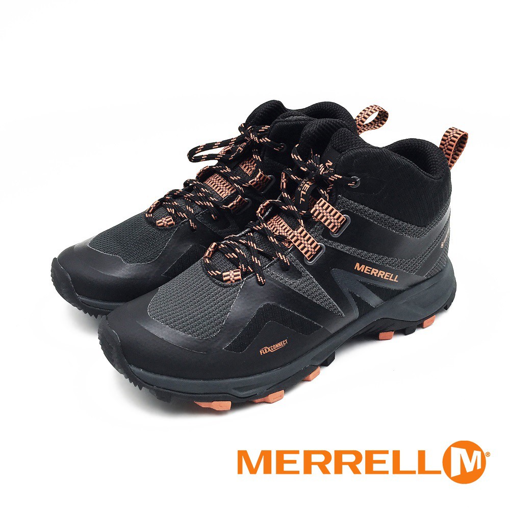 MERRELL (男) MQM FLEX 2 MID GORE-TEX 高筒健走登山鞋 - 黑