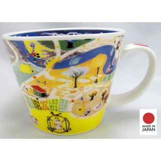 (日本製)日本進口 Moomin 慕敏 地圖 樂園 馬克杯 杯子 茶杯 杯 陶瓷 嚕嚕米 ㊣老爹正品㊣