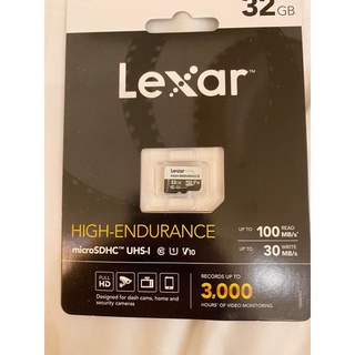 Lexar雷克沙創建行車記錄器記憶卡32G
