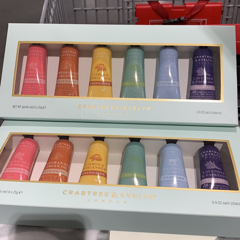 瑰柏翠crabtree Evelyn 護手霜禮盒25ml 好市多costco 代購 蝦皮購物