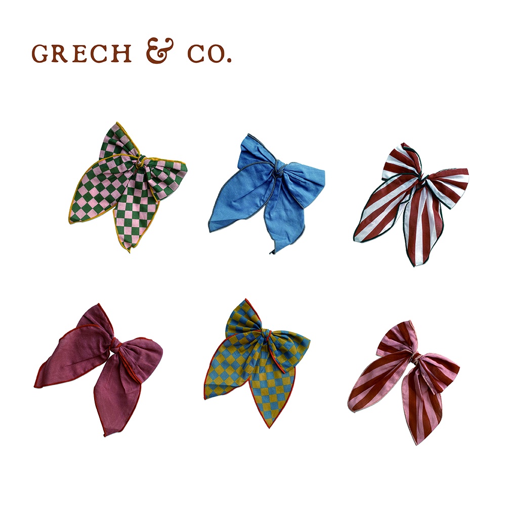 丹麥Grech&Co. 蝴蝶結髮夾 多色可選 小孩大人適用 親子髮夾
