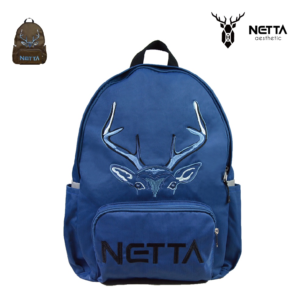 NETTA原宿街頭系列後背包 / 防潑水休閒背包 / 3色 / 後背包 / 多功能後背包 / 鹿頭後背包