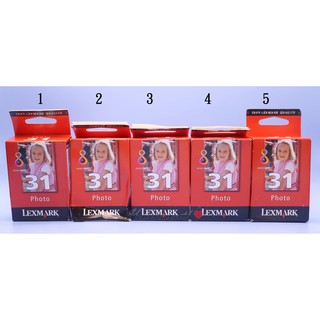 【庫存 】買四送一 Lexmark 31 原廠 18C0031A相片墨水匣X5400/7100/7300/8300
