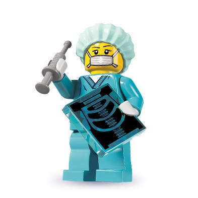 ||一直玩|| LEGO 6代人偶 8827 #11 外科醫生 Surgeon