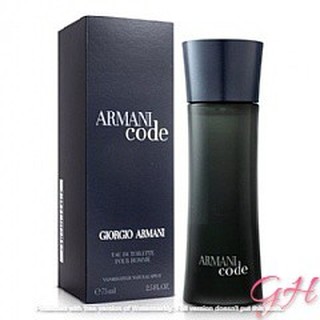 【GH】Giorgio Armani Code 亞曼尼黑色密碼男性淡香水 75ML