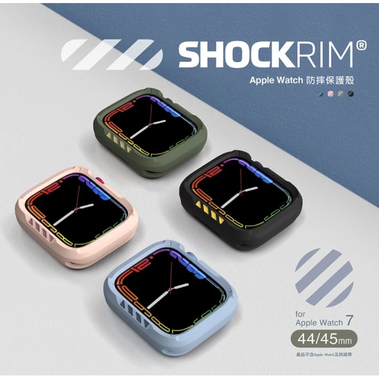 JTLEGEND ShockRim 防摔保護殼 Apple Watch 錶殼 保護殼 S6 SE S5 S7 45mm
