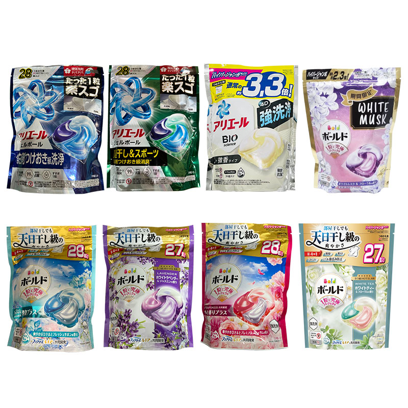 【蝦皮直營】日本 寶僑 P&G 4D 洗衣球 Ariel/Bold 洗衣凝膠球 補充包