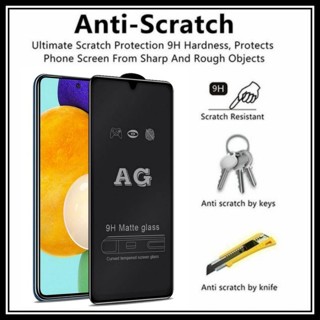 三星 GALAXY A71 A715 磨砂邊框鋼化玻璃螢幕保護膜 9H