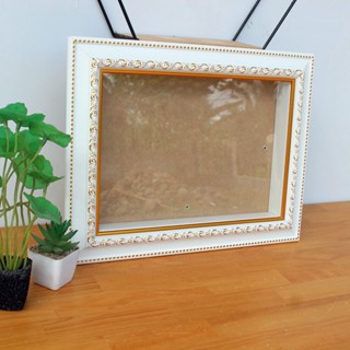 3d 框架/相框,帶有金色雕刻圖案尺寸 40x50 釐米防碎亞克力玻璃