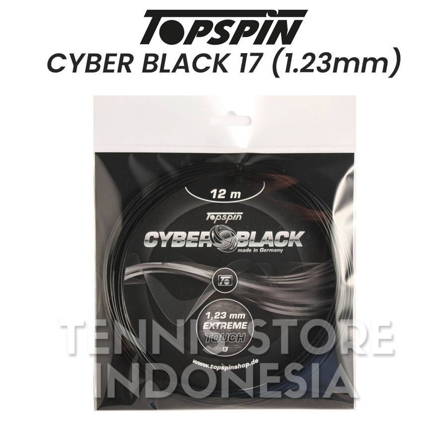Topspin Cyber Black Cyber Black 網球線 17/1.23mm 原裝