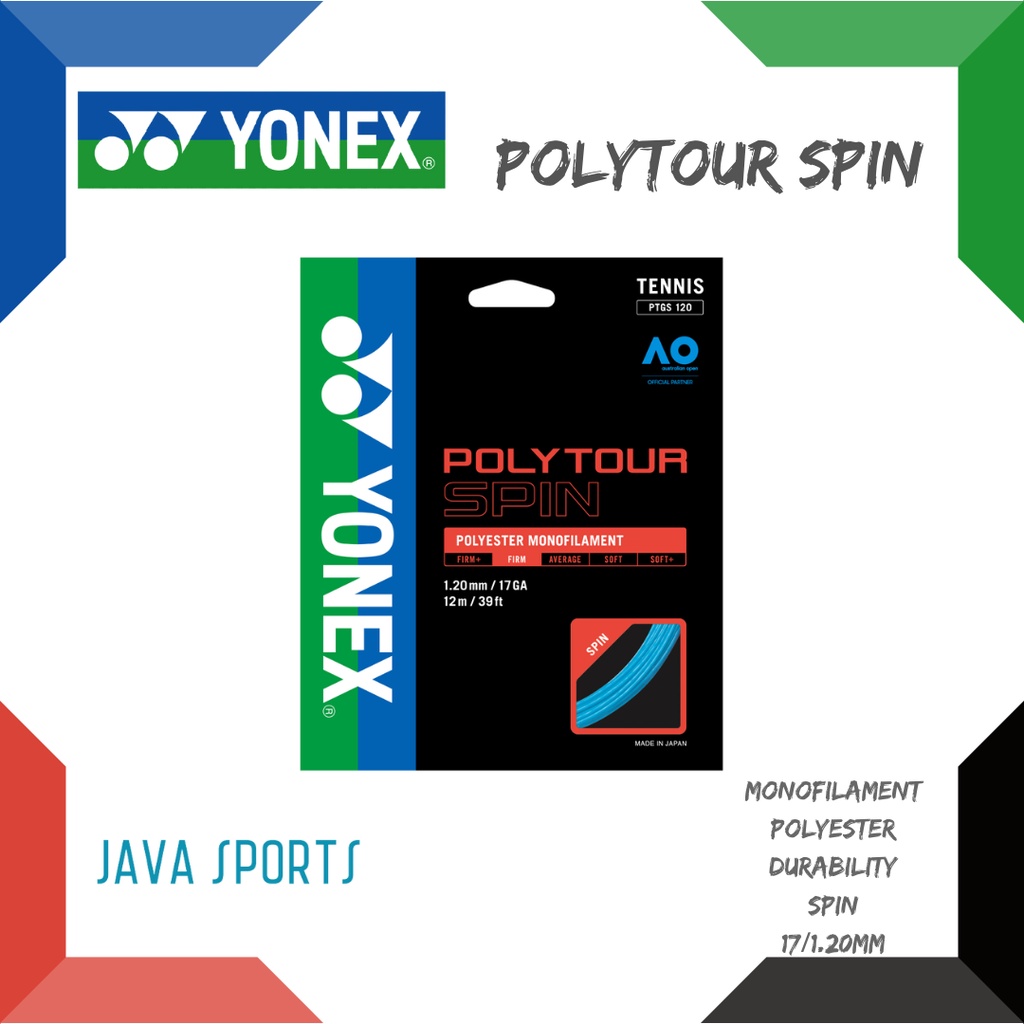 Yonex Polytour Spin 單絲旋轉網球拍線