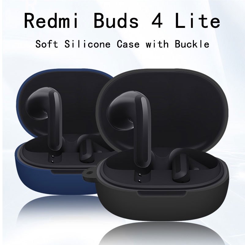 Redmi Buds 4 Lite 青春版無線耳機防震全保護套帶扣軟矽膠套
