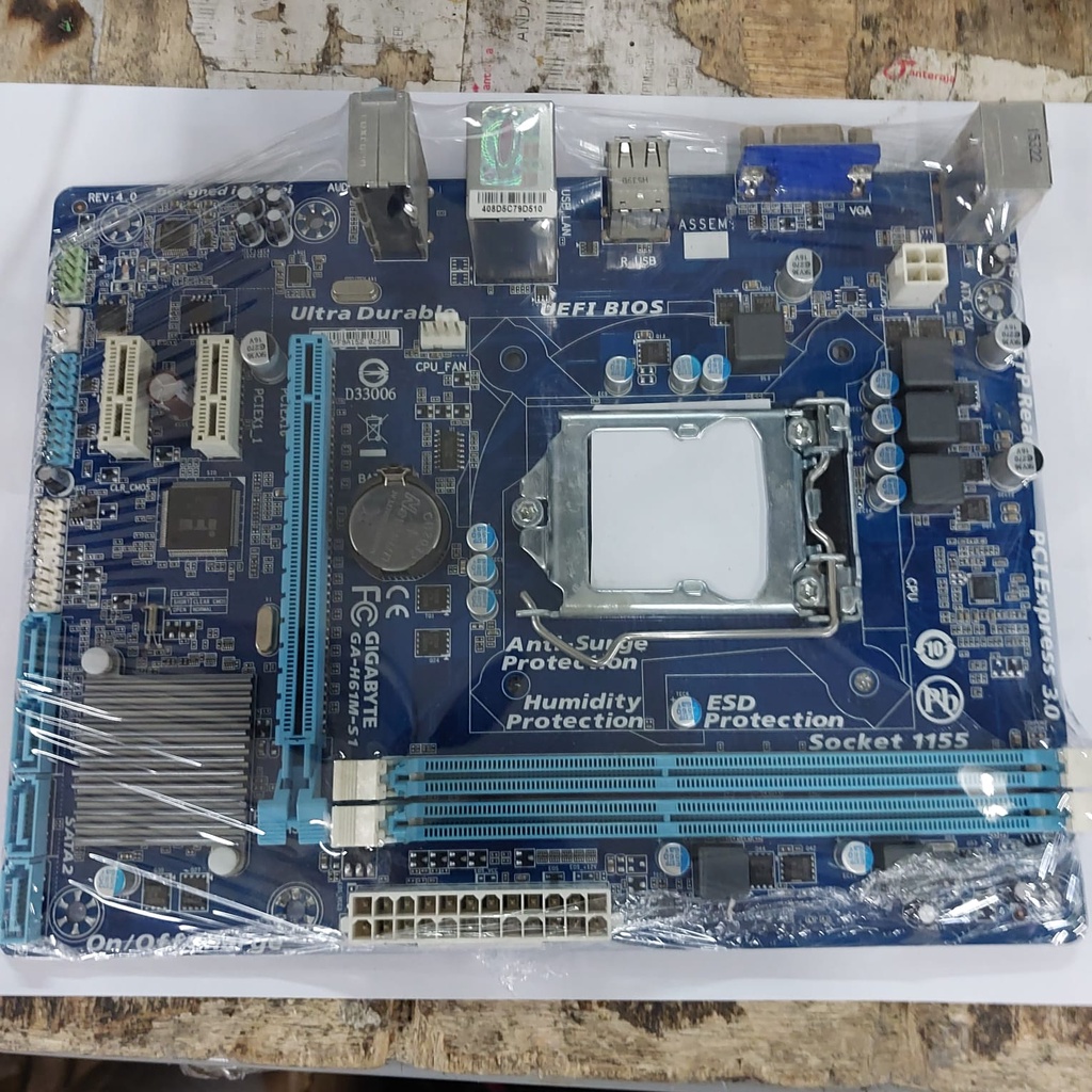 主板 MOTHERBOARD MOTHERBOARD H61 品牌技嘉 SOKET 1155